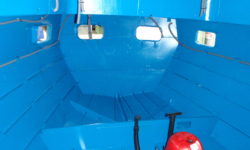 Innenbereich in blau